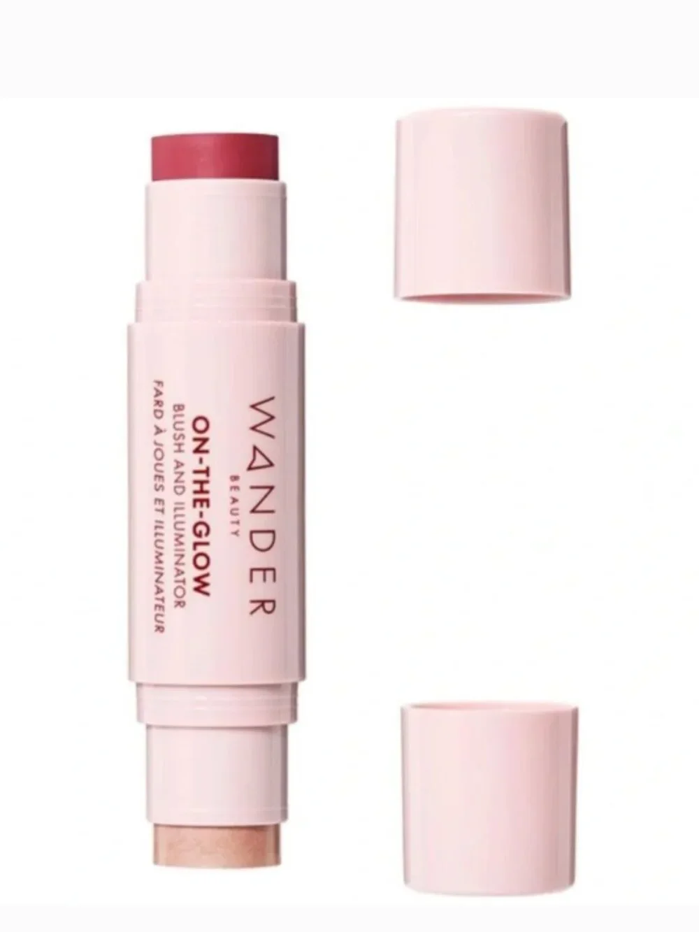 Wander Beauty On-The-Glow Blush and Illuminator-Strawberry Fields and Nude Glow